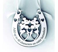 Personalised Wedding Good Luck Bridal Lucky Keepsake Horseshoe. A Gift For You UK H6