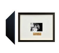 Personalised Wedding Guest Book Frame - BLACK - Contemporary alternative to the traditional guest book (Cream-Cream-Landscape)