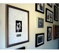Personalised Wedding Guest Book Frame - LARGE - Contemporary alternative to the traditional guest book (Silver-Ivory-Portrait)