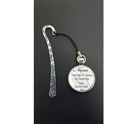 Personalised Wedding Guest Pendant On a Metal Design Bookmark Ideal Wedding Favour Keepsake Gift N365
