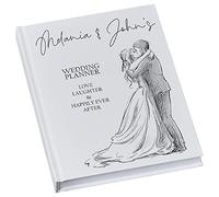 Personalised Wedding Planner Book Engagement Gift With Couple Sketch
