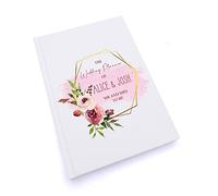 Personalised Wedding Planner Book Engagement Gift With Floral Gold Design