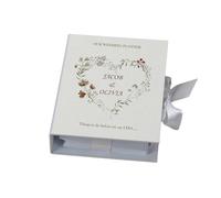 Personalised Wedding Planner Organiser Binder Engagement Gift Watercolour Floral Heart