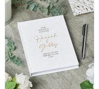 Personalised Wedding Planner Organiser Book Engagement Delicate Artwork
