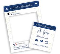 Personalised Wedding Selfie Frame Photobooth Prop Decoration for Creating Fabulous Memories of Your Special Day - Facebook