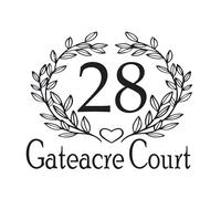 Personalised Wheelie Bin Stickers - Custom House Number & Street Name Labels - Waterproof Vinyl Bin Address Decals - A5 or A6 Sizes - Pack of 4 (A5 (148mm x 210mm), Design 33)