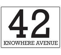 Personalised Wheelie Bin Stickers - Custom House Number & Street Name Labels - Waterproof Vinyl Bin Address Decals - A5 or A6 Sizes - Pack of 4 (A5 (148mm x 210mm), Design 3)