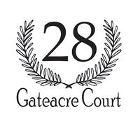 Personalised Wheelie Bin Stickers - Custom House Number & Street Name Labels - Waterproof Vinyl Bin Address Decals - A5 or A6 Sizes - Pack of 4 (A6 (105mm x 148mm), Design 34)