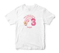Personalised When I Wake Up Girls Rainbow T Shirt I Will Be Custom Teddy Bear Birthday Tee Kids, 3-4 Years, White