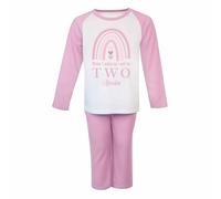 Personalised When I Wake Up I Will be 1 Pink Pyjamas Set Birthday Pjs Kids Infants Clothes 1st Birthday Baby Boy & Girl Style 2 2-3 Year