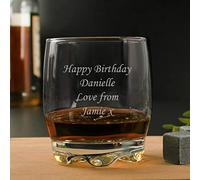 Personalised Whisky Glass- Birthday or Wedding gift with free engraving