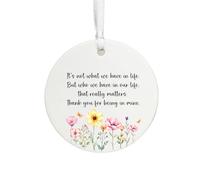 Personalised White Porcelain Bauble - Tribute to Best Friends Forever Christmas Ornament Decoration Gift