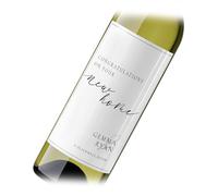 Personalised Wine & Prosecco Bottle Stickers - “Pairs Well with…” Labels for Retirement, Pregnancy, Bridesmaid, New Home, Grandparents & More - Fun Custom Personalised Gift (New Home, Wine)