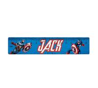 Personalised with ANY NAME Superhero Ruler, Back To School, Metric Rulers with Centimeters, Straight Rulers for Students. (15 cm)
