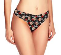 Personalised Women's Bikini Briefs with Photo Face Personalized Women's Novelty Underwear Thongs Custom Sexy Underwear with Photo for Women Wife Girlfriend on Valentine's Day