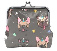 Personalised Womens Black Bulldogs Purses and Handbags Cute Pugs Bulldogs Black Classic, Cute Pugs Bulldogs Black, Classic