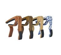 Personalised Wood Effect Guitar Capo - Laser Engraved with your message (Rosewood (Medium)