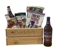 Personalised Wooden Beer or Gin Crate, Alcohol and Treat Wood Box, Box, Engraved Box, Mums Birthday Gin Gift