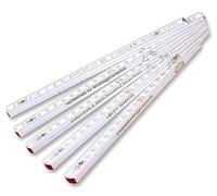 Personalised Wooden Folding Rule with Logo and Custom Text - 2m Stabila - Your Business Card - Gift for Customer