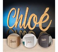 Personalised Wooden Name - Customized Cutted Name for Children Bedroom - Fully Customizable (Bambou/Bamboo)