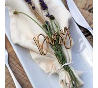 Personalised Wooden Name Place Cards,Place Cards for Table Setting,Wedding Favors for Guests,Wooden Name Tags,Laser Cut Wooden Place Names,Baby Showers,Birthdays,Rustic Table Decorations