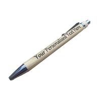 Personalised Wooden Pen Engraved with your Text or Name, Special Message