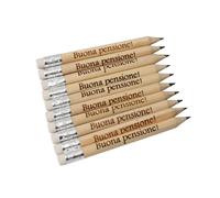 Personalised Wooden Pencils Set of 50, Personalized Engraved Name Pencils - Custom Text Natural Wood HB Pencils for School Office Favors, Bulk Gift for Students Teachers