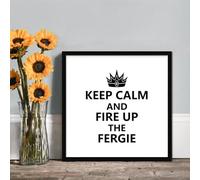 Personalised Wooden Sign Ferguson Te20 Te 20 Tractor "Keep Calm" Fun Metal Sign Plaque Grey Fergie Fergy Wood Sign Framed Quote Printed Home Decor Wall Art, Real Wood Frame for Kitchen Bedroom Office