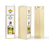 Personalised Wooden Tequila Design 70cl Bottle Presentation Gift Box For 18th|21st|30th|40th Birthday Son|Daughter Christmas|Father's Day|Dad