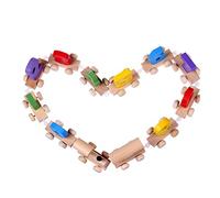 Personalised Wooden Toy Train for Children - Educational Building for Birthdays and Christmas Learning Experience (Multicolor, One Size)