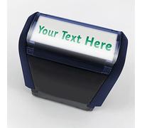 Personalised Wording Office Business Nurse Doctor Healthcare Hospital NMC GMC Number Self-Inking Stamp Stamper 38x14mm Primary Teaching Services (Green)