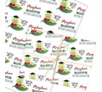 Personalised Wrapping Paper Graduation You Did It Bug With Glasses Gift Wrap | Custom Gift Wrap, Sheets or Rolls, Customised Personalized Wrapping Paper