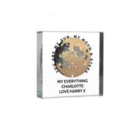 Personalised You Are My Sun My Moon Crystal Token Personalised Memento Company Clear One Size