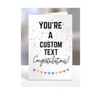 Personalised You're a card present with text, A5-174_1