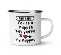 Personalised You're A Muppet But You're My Muppet Enamel Mug Cup