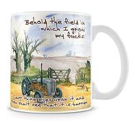 personalised4u Behold the field in which i grow my fucks. Cast thine eyes upon it and thou shalt see that it is barren - Rude Ceramic Coffee Mug