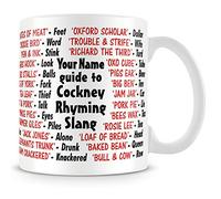 personalised4u Cockney Rhyming Slang Ceramic Coffee Mug - (Name Can Be Added)