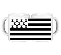 Personalisedjust4u Brittany France Novelty Ceramic Coffee Mug in A Smash Proof Box