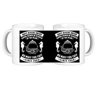 Personalisedjust4u Muff Divers Union Going Down in Search of The Pearl No Muff to Tuff Novelty Ceramic Coffee Mug Plus Coaster