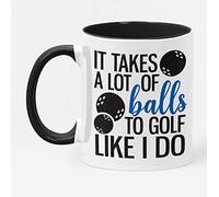 personalisedstore.co.uk It Takes a lot of Balls Novelty Golf Mug 11oz