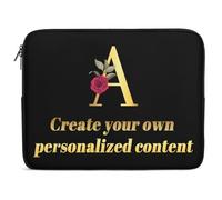 Personalisierte Laptoptasche, Laptoptasche mit individuellem Namen -Notebook 10-17 Zoll Tragetasche Tablet-Hülle Mit Ihrem Bild,Logo,Text,Geschenk Für Familie,Freunde,Persona