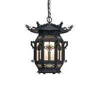 Personality and Creativity in Lighting: Chinese Style E27 Single Head Outdoor Waterproof Pendant Lamp for Corridor, Courtyard, Aisles