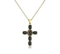 Personality Coloured Cross Pendant Necklaces for Women Crystal Zirconia Jewellery s