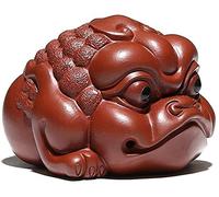 Personality Creative Gold Toad Ornaments Tea Tray Three-Legged Toad Boutique Decoration Feng Shui Lucky Money Frog Statue Symbol of Wealth