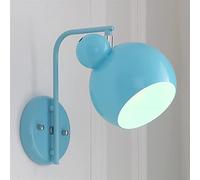 Personality Creative LED Wall Lamp Pink Princess Children's Room Wall Lamp Cute Cartoon Creative Bedroom Bedside Lamp Decoration Aisle Lamp Fashion Innocence (Blue)