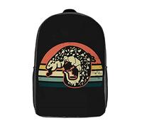 Personality Daypack Argentine Giant Tegu Retro School Bags Large Capacity Knapsack for Hiking, Work, Travel, 42X32X14Cm