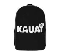 Personality Daypack Hawaii Hawaiian Islands Kauai Rucksack Adjustable Straps Students Bookbag for Travel, Hiking, Work, 42X32X14Cm
