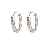 Personality Earrings And Delicate Design Suitable For All Occasions Bubble Back Earrings (Silver, One Size)