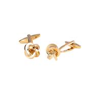 Personality fashion cufflink for men gold single-line spiral cuff studs French twist cufflinks