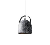 Personality Kettle-Type Concrete, E27 Base Single-Head Cement Hanging Lamp, Modern Style Pendant Light, Flush Mount Installation Lighting Fixtures (B)